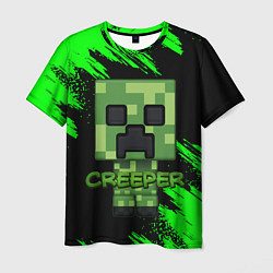 Футболка мужская MINECRAFT CREEPER, цвет: 3D-принт