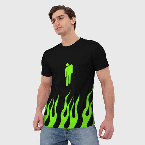 Мужская футболка Billie eilish / 3D-принт – фото 3