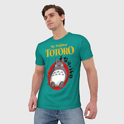 Футболка мужская Totoro, цвет: 3D-принт — фото 2