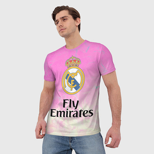 Мужская футболка Реал Мадрид / 3D-принт – фото 3