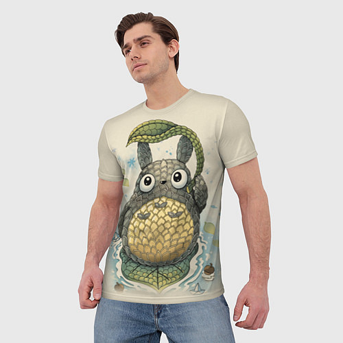 Мужская футболка My Neighbor Totoro / 3D-принт – фото 3