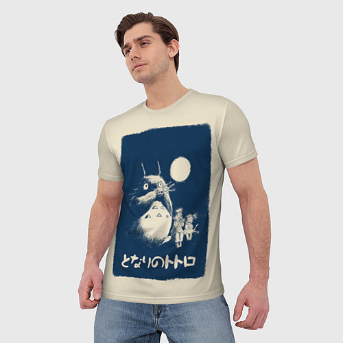 Мужская футболка My Neighbor Totoro / 3D-принт – фото 3
