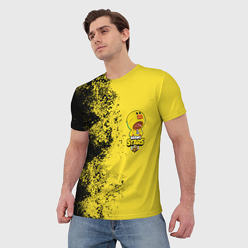 Мужская футболка Brawl Stars SALLY LEON / 3D-принт – фото 3
