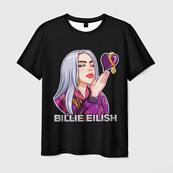 Футболка мужская BILLIE EILISH, цвет: 3D-принт