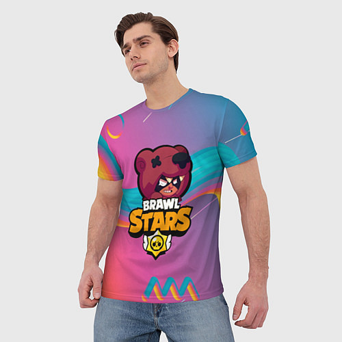 Мужская футболка BRAWL STARS NITA / 3D-принт – фото 3