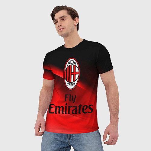 Мужская футболка Милан / 3D-принт – фото 3