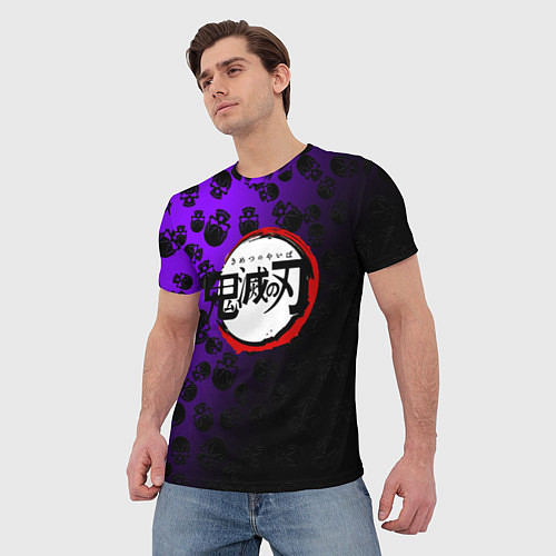 Мужская футболка Kimetsu no Yaiba / 3D-принт – фото 3