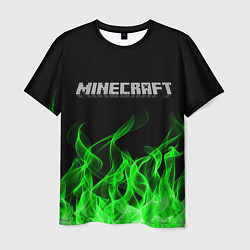 Футболка мужская MINECRAFT FIRE, цвет: 3D-принт