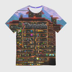 Футболка мужская TERRARIA, цвет: 3D-принт