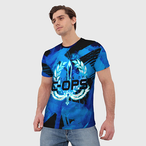 Мужская футболка C-OPS / 3D-принт – фото 3