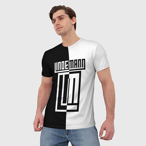 Мужская футболка LINDEMANN / 3D-принт – фото 3