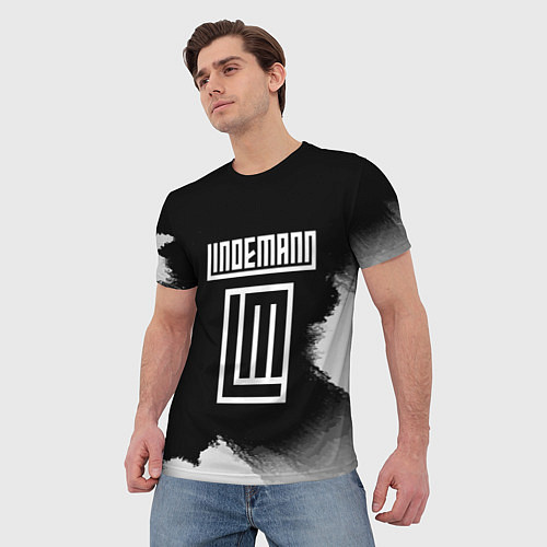 Мужская футболка LINDEMANN / 3D-принт – фото 3