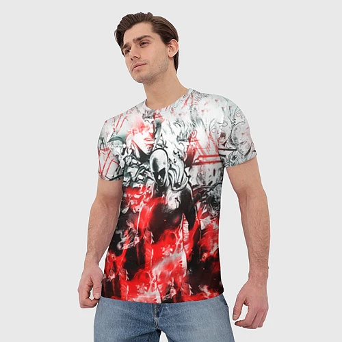Мужская футболка One-Punch Man Collage / 3D-принт – фото 3