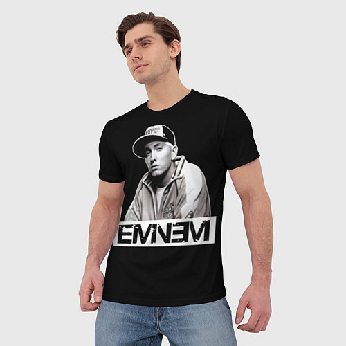 Мужская футболка Eminem / 3D-принт – фото 3