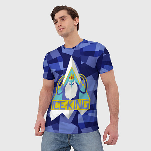 Мужская футболка ICE KING / 3D-принт – фото 3