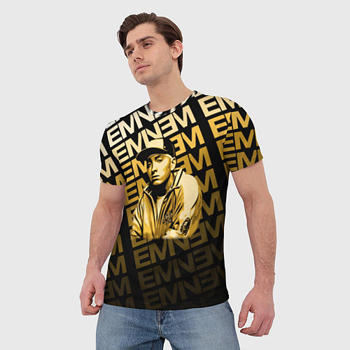 Мужская футболка Eminem / 3D-принт – фото 3