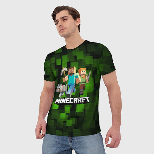Мужская футболка Minecraft Майнкрафт / 3D-принт – фото 3