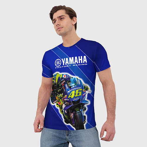 Мужская футболка Valentino Rossi / 3D-принт – фото 3