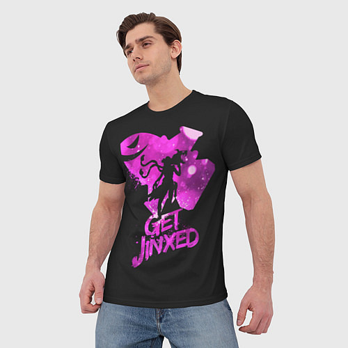 Мужская футболка Get Jinxed / 3D-принт – фото 3