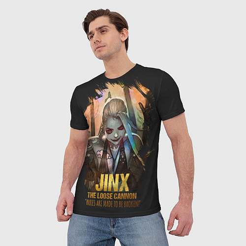 Мужская футболка Jinx / 3D-принт – фото 3