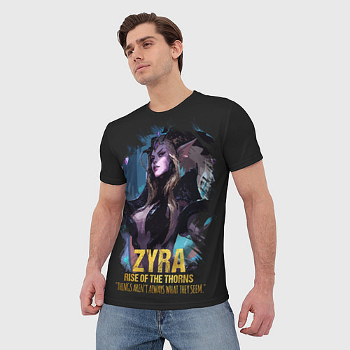 Мужская футболка Zyra / 3D-принт – фото 3