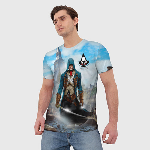 Мужская футболка Assasin's creed / 3D-принт – фото 3