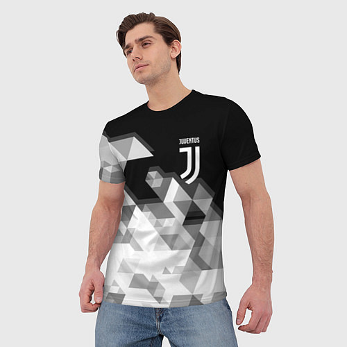 Мужская футболка JUVENTUS / 3D-принт – фото 3