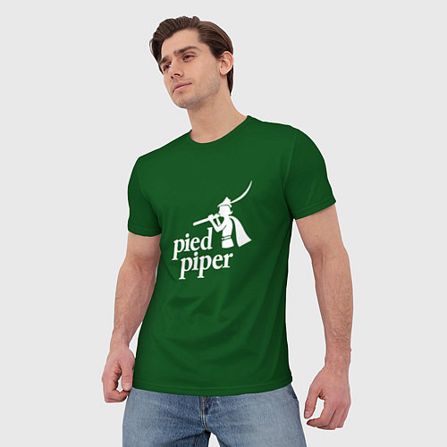 Мужская футболка Пегий дудочник / 3D-принт – фото 3