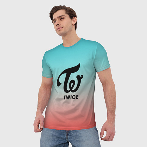 Мужская футболка TWICE / 3D-принт – фото 3