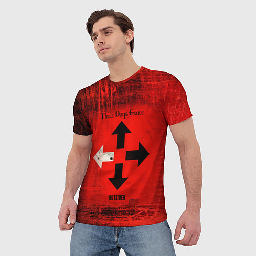Мужская футболка Three Days Grace / 3D-принт – фото 3