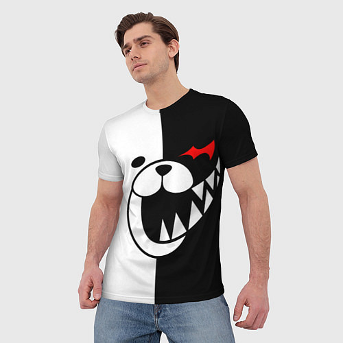 Мужская футболка MONOKUMA / 3D-принт – фото 3