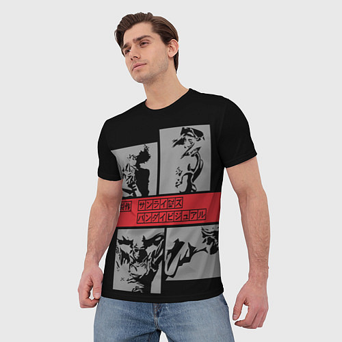 Мужская футболка Cowboy Bebop anime / 3D-принт – фото 3