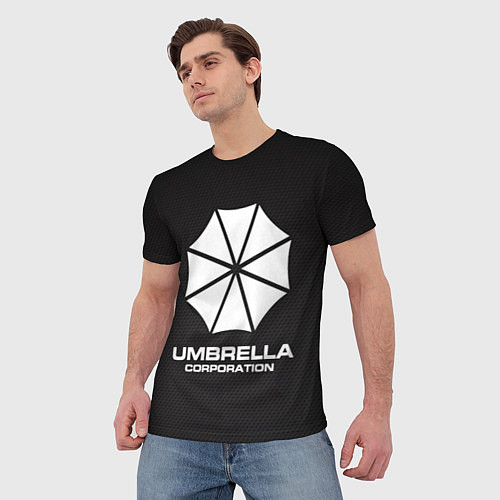 Мужская футболка Umbrella Corporation / 3D-принт – фото 3