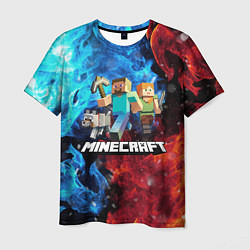 Футболка мужская Minecraft Майнкрафт, цвет: 3D-принт