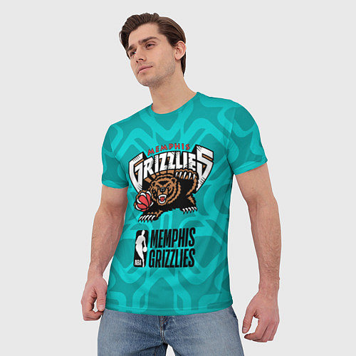 Мужская футболка Memphis Grizzlies 12 / 3D-принт – фото 3