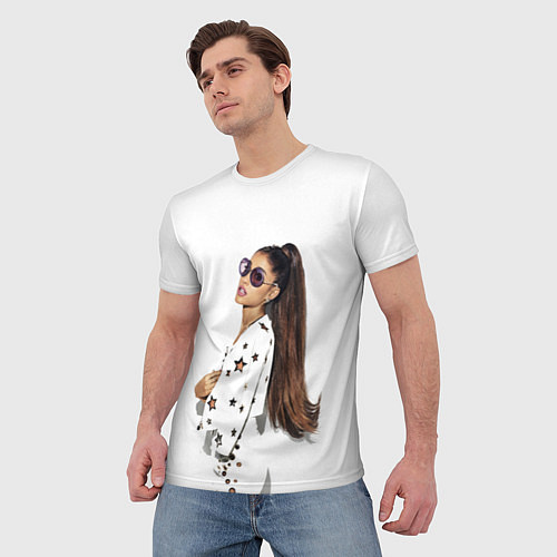 Мужская футболка ARIANA GRANDE / 3D-принт – фото 3