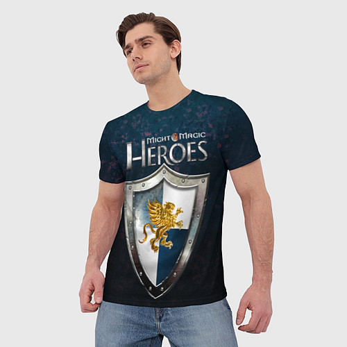Мужская футболка Heroes of Might and Magic / 3D-принт – фото 3