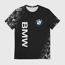 Футболка мужская BMW, цвет: 3D-принт