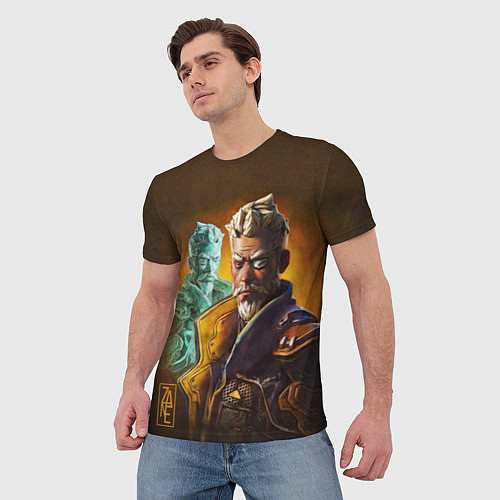 Мужская футболка Zane Flynt / 3D-принт – фото 3