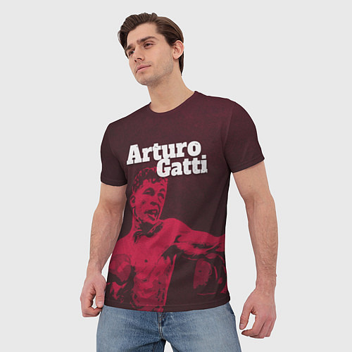 Мужская футболка Arturo Gatti / 3D-принт – фото 3