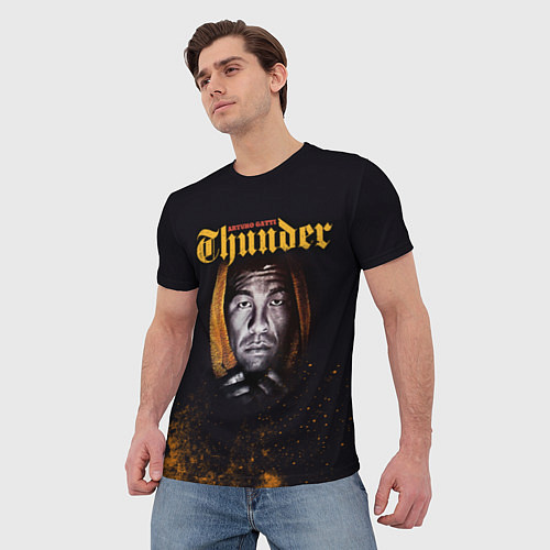 Мужская футболка Arturo 'Thunder' Gatti / 3D-принт – фото 3