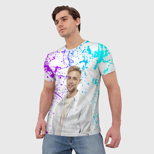Мужская футболка Егор Крид / 3D-принт – фото 3