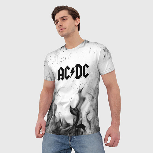 Мужская футболка ACDC / 3D-принт – фото 3