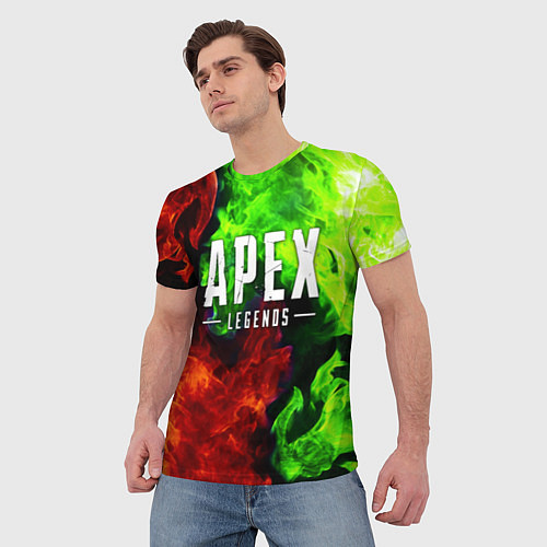 Мужская футболка APEX LEGENDS / 3D-принт – фото 3