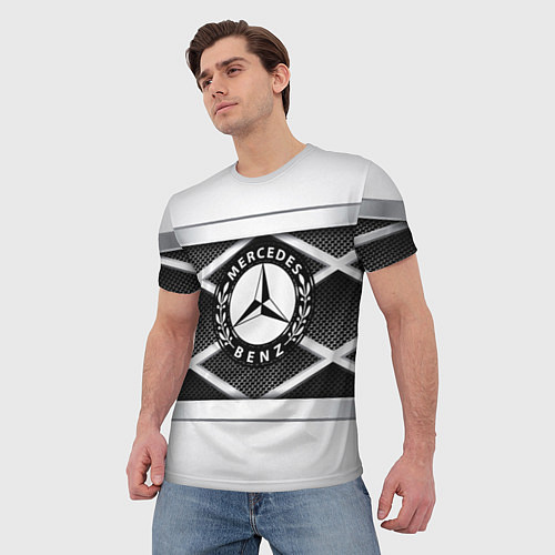 Мужская футболка MERCEDES-BENZ / 3D-принт – фото 3