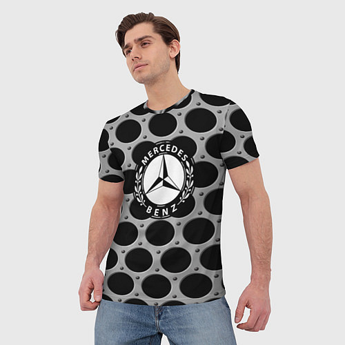 Мужская футболка MERCEDES-BENZ / 3D-принт – фото 3