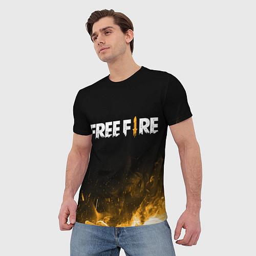 Мужская футболка Free Fire / 3D-принт – фото 3