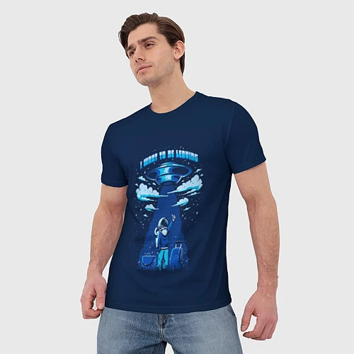 Мужская футболка Ufo / 3D-принт – фото 3