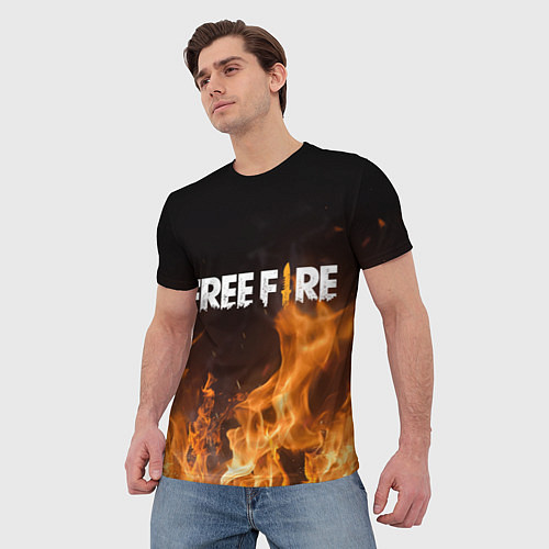 Мужская футболка FREE FIRE / 3D-принт – фото 3