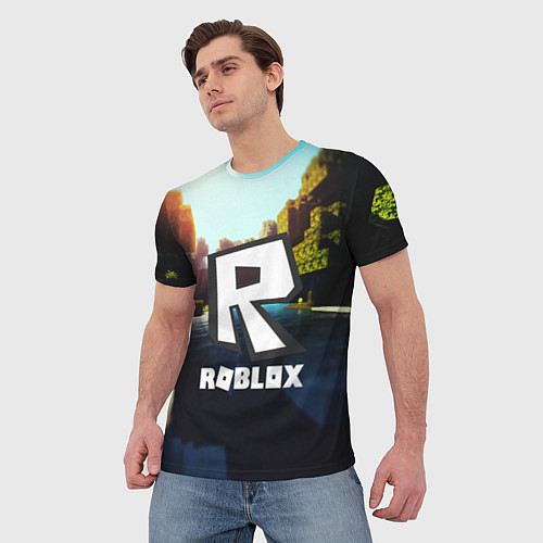 Мужская футболка ROBLOX / 3D-принт – фото 3